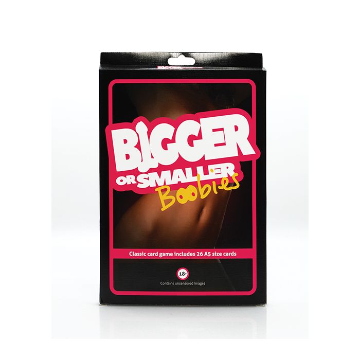 Bigger or Smaller Card Game Female