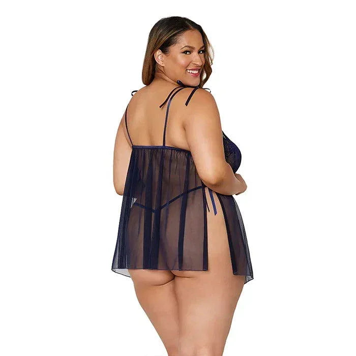 Bow-tied Babydoll - The Flirtation Station