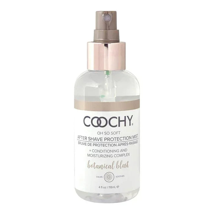 Coochy Rash Rescue After Shave Protection Mist bottle - soothing botanical spray for sensitive skin, redness, and irritation relief