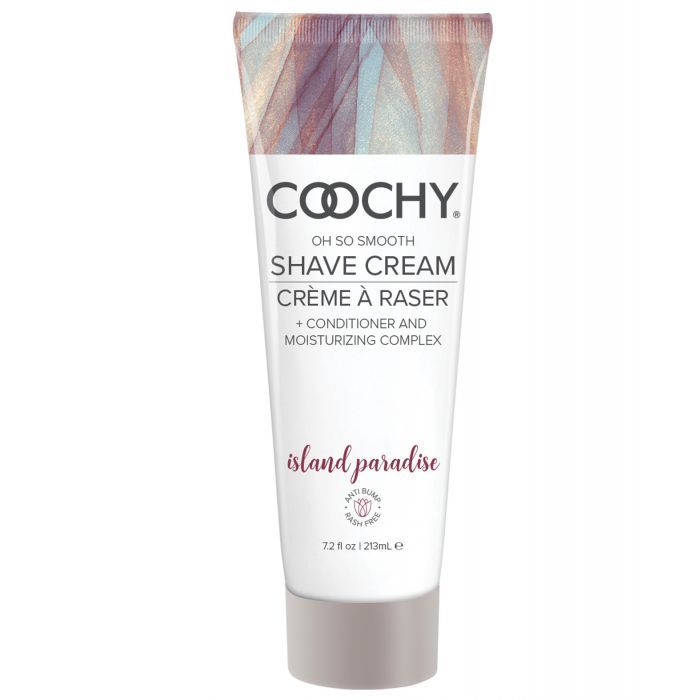 Coochy Shave Cream Island Paradise scent acai berry mangosteen tropical floral 7.2 oz