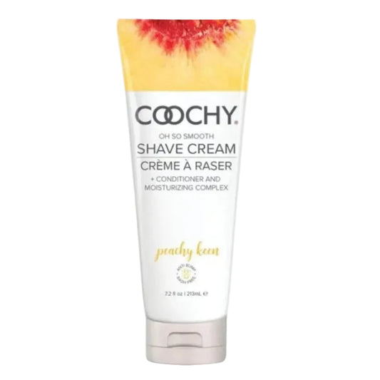 COOCHY Peachy Keen Shave Cream 7.2 oz conditioner and moisturizing shave cream.