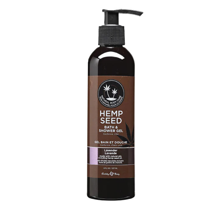 Earthly Body Bath & Shower Gel with hydrating and calming lavender formula