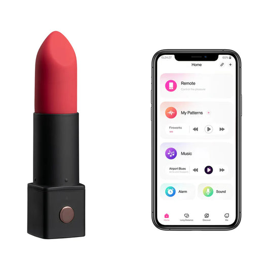 Mini lápiz labial vibrador con Bluetooth Exomoon