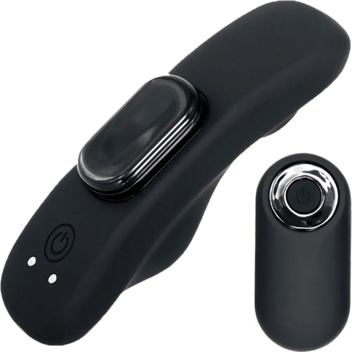 Gender X Evolved Our Undie Vibe wearable panty vibrator with remote on white background