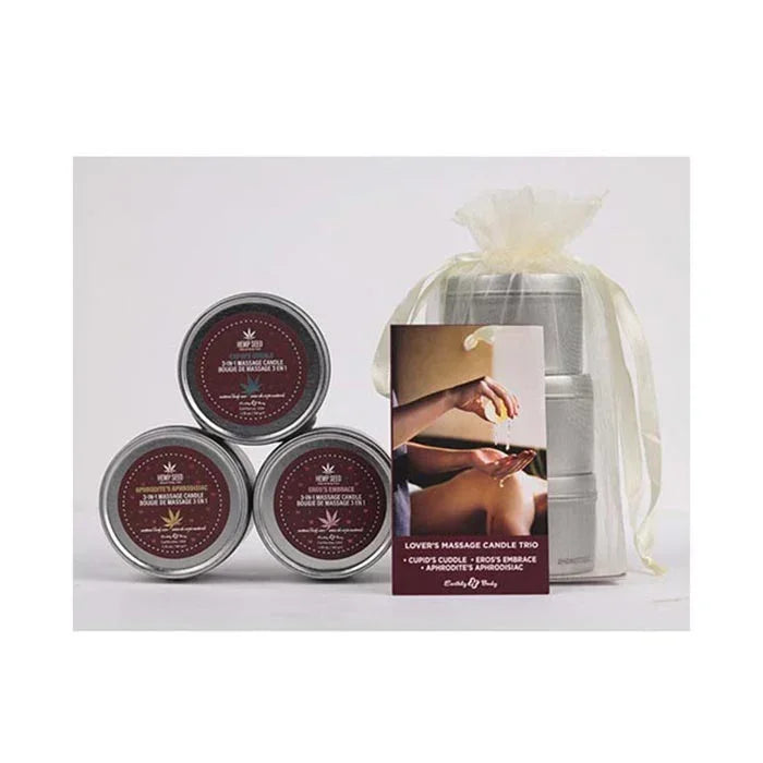 Hemp Seed Candle Trio Gift Set - The Flirtation Station