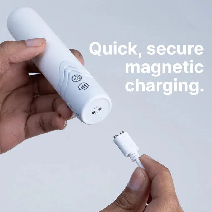 Illumination The Bullet on magnetic charging stand with ambient mood lighting