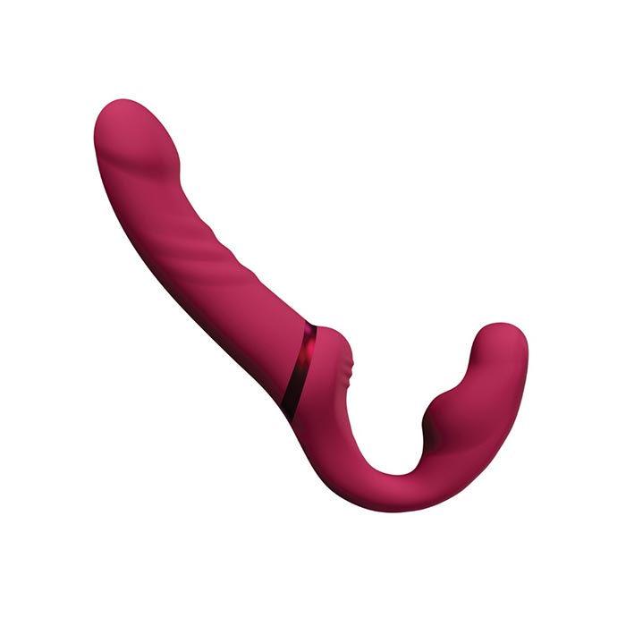 Lapis - Vibrating Strapless Strap On - The Flirtation Station