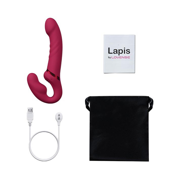 Lapis - Vibrating Strapless Strap On - The Flirtation Station
