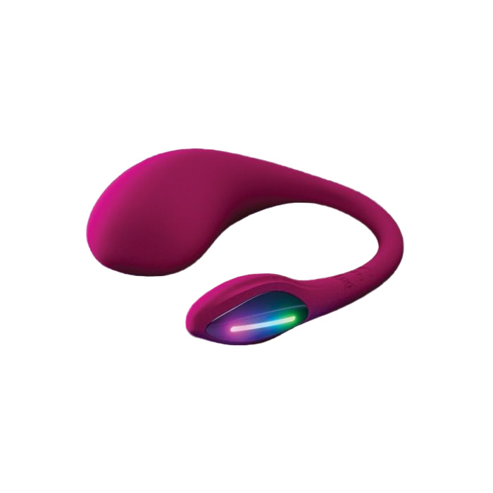 Lovense Lush 4 Bluetooth-controlled G-spot vibrator with app control; wireless, waterproof G-spot vibrator with LED tail