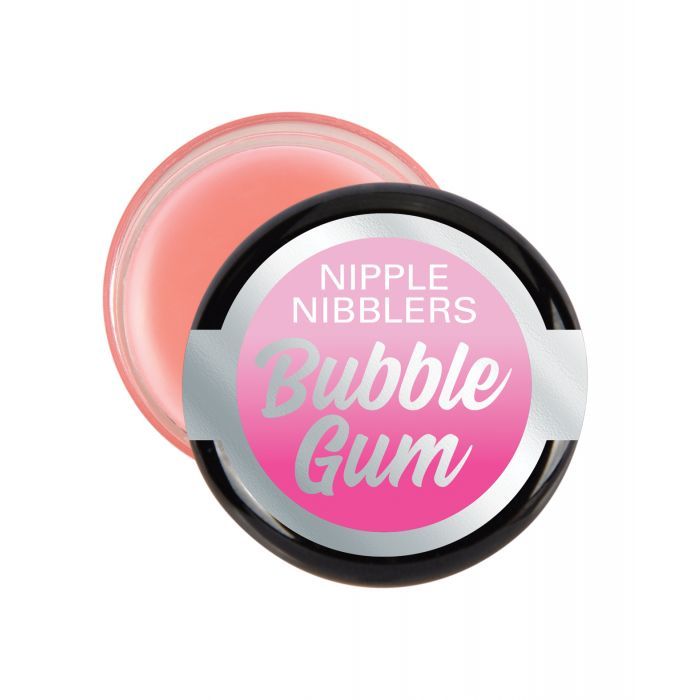 Bubble Gum flavor lip and nipple balm providing a fun, moisturizing tingle in 3g jar
