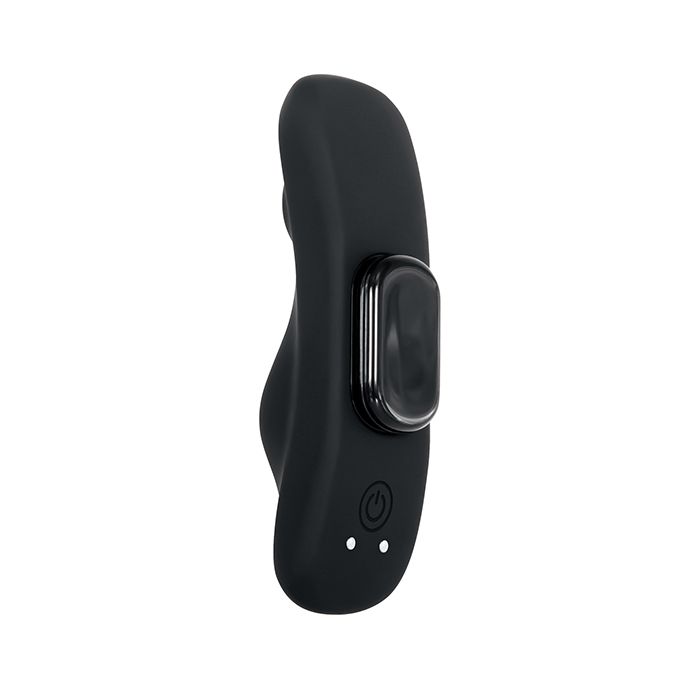 Detail shot of smooth silicone surface and durable ABS plastic on Undie Vibe