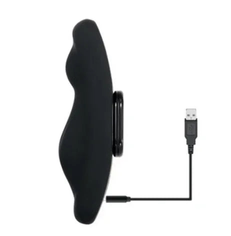 Our Undie Vibe panty vibrator charging with magnetic USB charger