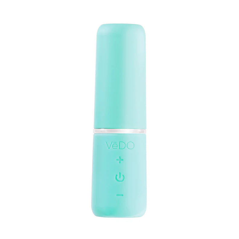 Retro Rechargeable Lipstick Bullet shown closed with cover