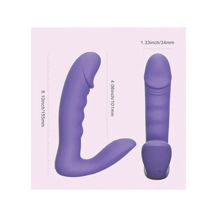 RORA massager dimensions showing length and girth measurements