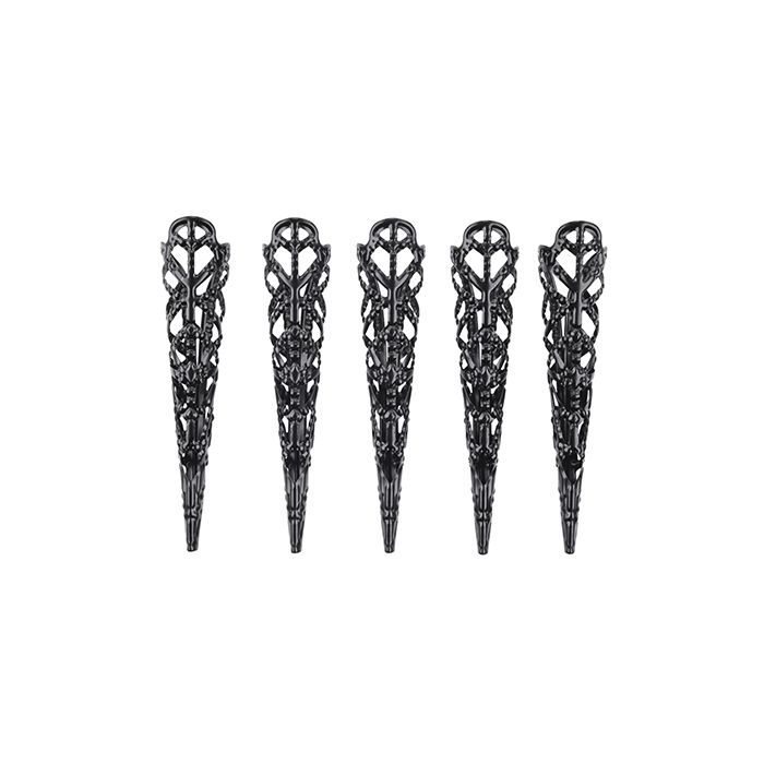 Black Sensory Fingertips on display against white background