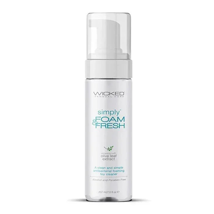 Simply Foam & Fresh Vegan Sex Toy Cleaner by Wicked The Flirtation Station Simply Foam & Fresh Vegan Sex Toy Cleaner by Wicked The Flirtation Station