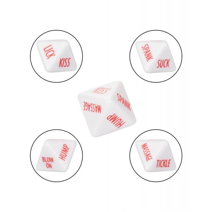Tempt & Tease Dice with messages
