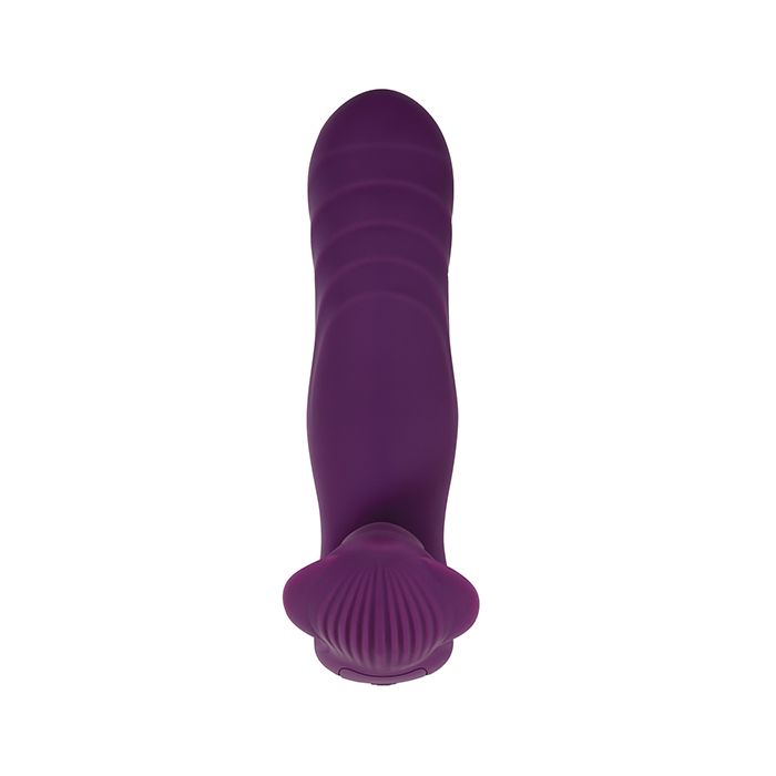Front view of the Velvet Hammer Dual Thrusting Vibrator