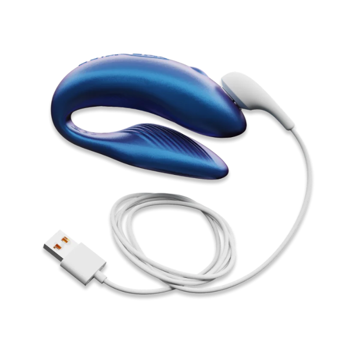 We-Vibe Chorus charging with included USB cable