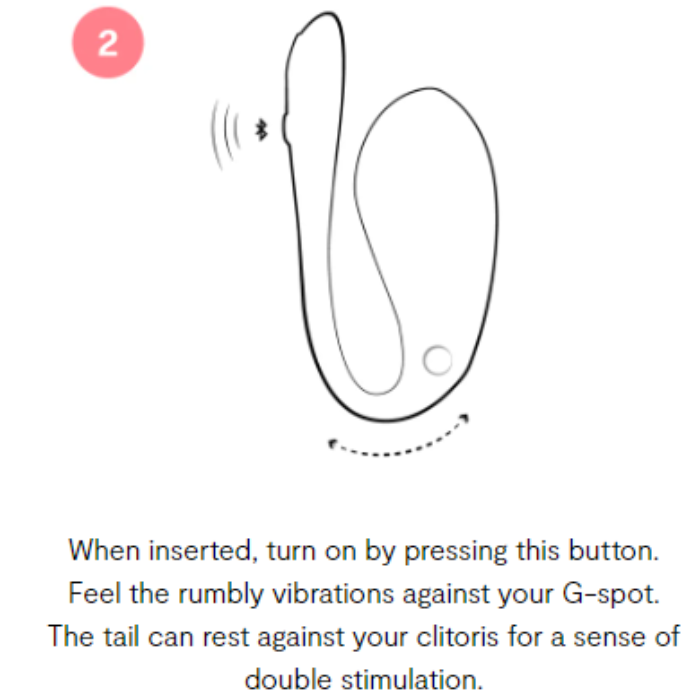 How to guide the We-Vibe Jive 2 wearable vibrator for comfortable vaginal insertion
