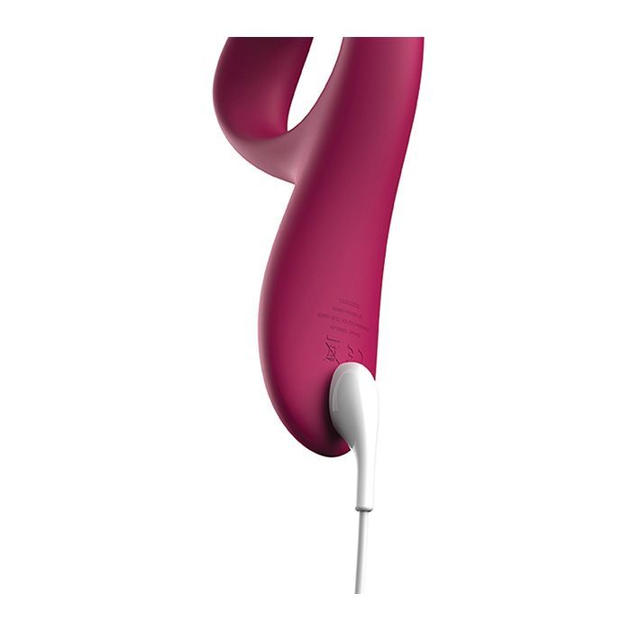 Magnetic USB charger connected to the We-Vibe Nova 2 for easy recharging