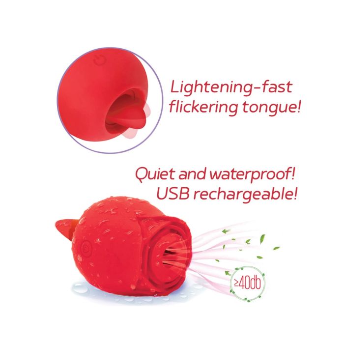 Wild Rose - Sucking & Licking Pleasure Toy