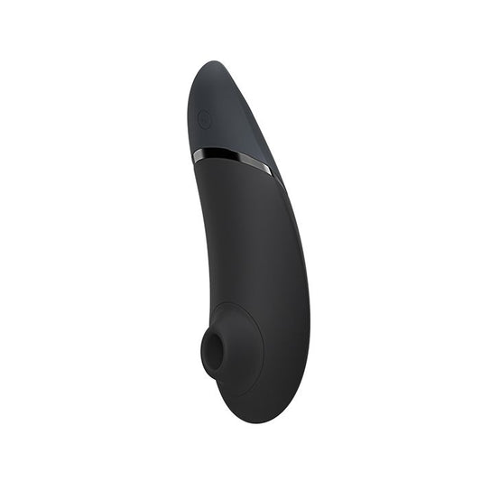 Womanizer Next 3D Pleasure Air Stimulator in sleek black with ergonomic design on white background