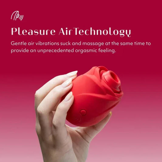 Womanizer Rose luxury vibrator with touchless Pleasure Air Technology