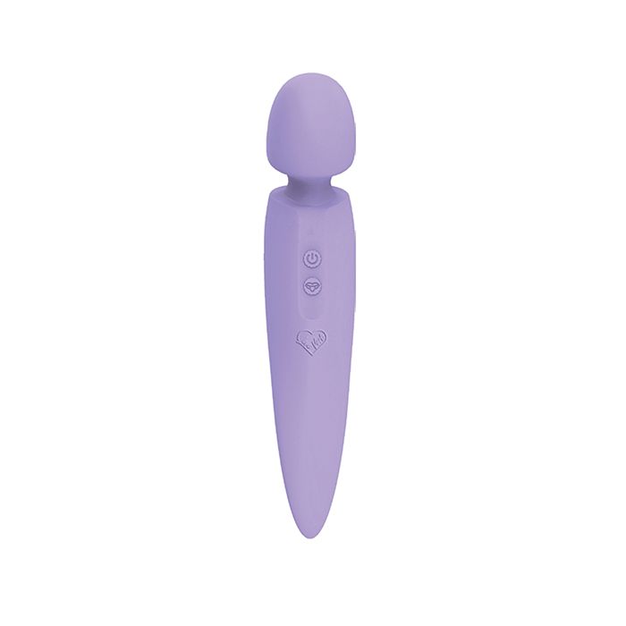 Copper-infused dual use massage wand on white background
