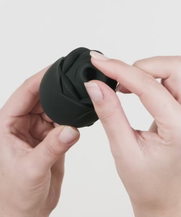 Video demonstration of how to clean and charge the Rose Fifty Shades of Grey Hearts & Flowers clitoral suction stimulator