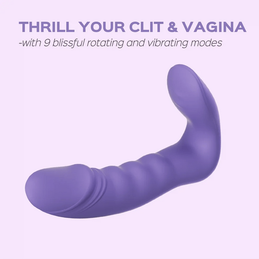 All-Round Rotation Head on the Rora by HoneyPlayBox showing the penis-shaped head rotating 360° to massage the G-spot for hot arousal