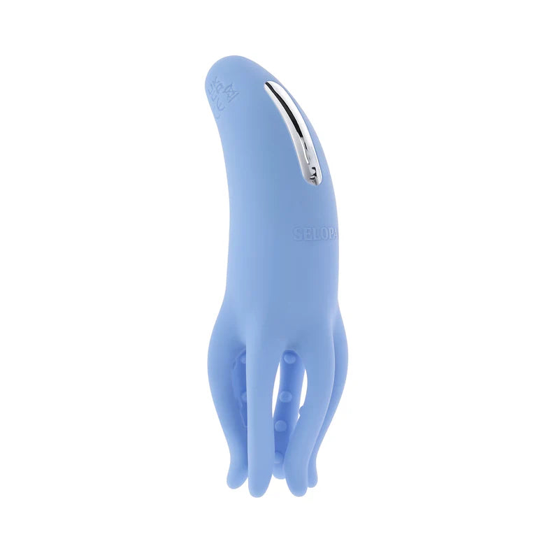 Selopia Tentacle Tickler vibrating tentacle vibrator side view standing