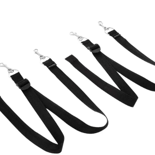 48-inch adjustable tether straps showing length and clip attachment detail