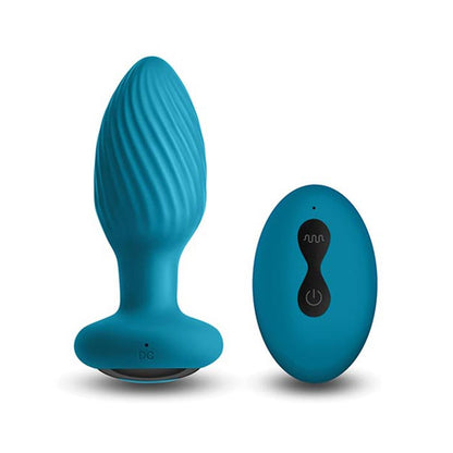 front view of Alpine Gyrating Anal Plug w/ Remote 