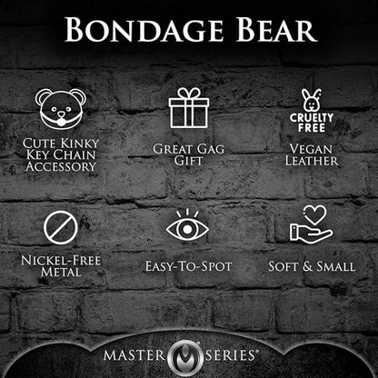 Bondage Bear Keychain (various) - The Flirtation Station