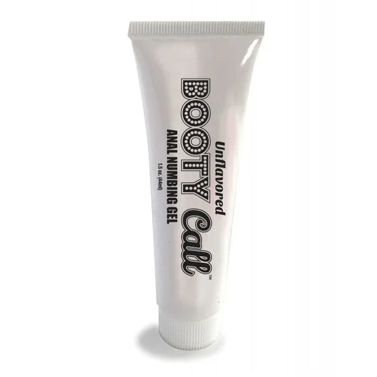 Booty Call Anal Numbing Gel unflavored tube with flip cap