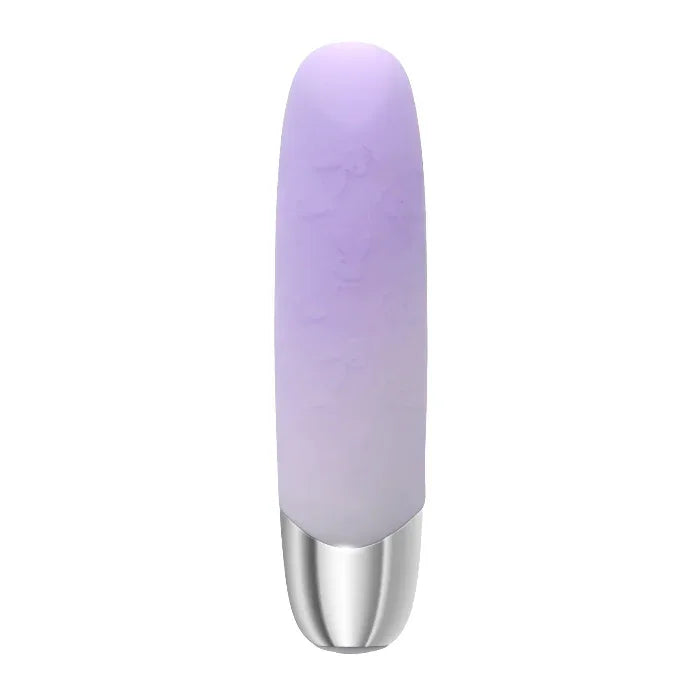 Bunny Bunch inflatable bunny bullet vibrator in opal-to-white gradient
