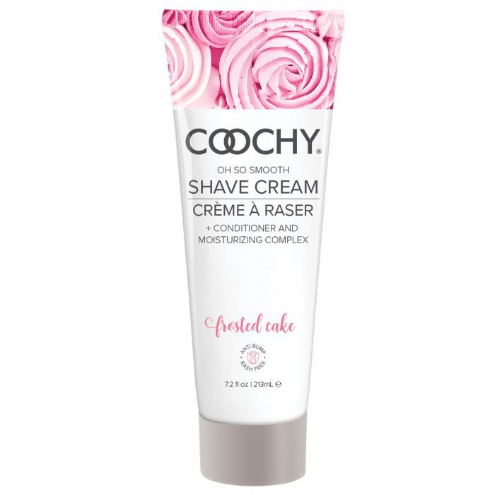 Coochy Shave Cream  frosted cake