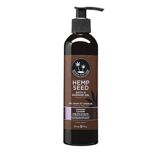 Earthly Body Bath & Shower Gel with hydrating and calming lavender formula
