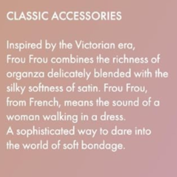 The French meaning of Frou Frou
