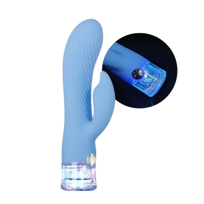 Glitteriffic sparkly multi-speed vibrator by Evolved - compact travel-friendly pleasure wand