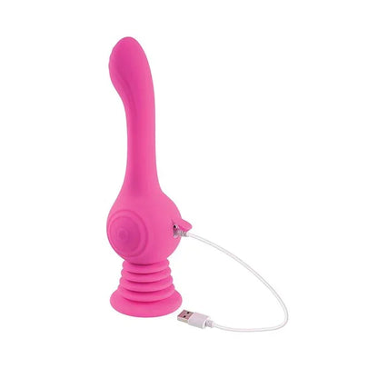 Evolved Gyro Vibe showcasing the charging port with included USB cable connected.