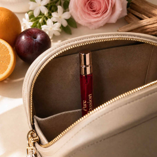 Slip the TSA-friendly 10 mL Travel Eau de Parfum into your purse, cosmetic bag, gym bag, or carry-on so your signature scent is always within reach.
