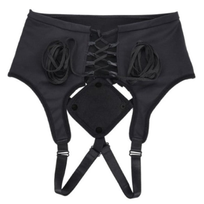 High Waisted Strap-on Harness - The Flirtation Station