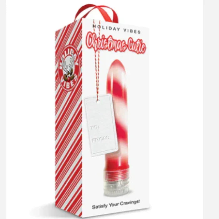 Holiday Vibes vibrator beautifully gift-packaged and ready for gifting or white elephant exchanges