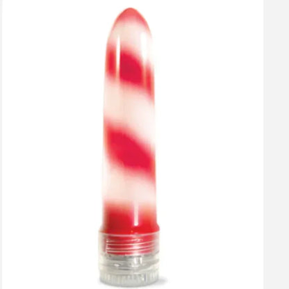 Holiday Vibes discreet vibrator in vibrant festive design, body-safe seamless material