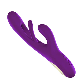video demonstrating finger-like tapping motion on hollow shaft for G-spot stimulation on the Honey Play Box Bora Rabbit Tapping G Spot Vibrator