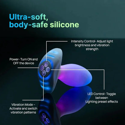 Illumination The Plug features - app control, 3 memory slots, and powerful vibrations