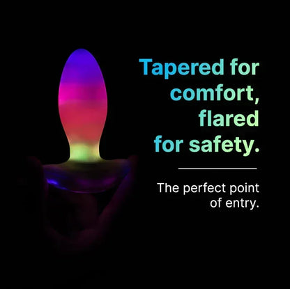 Illumination The Plug showing ergonomic tapered design for comfortable insertion