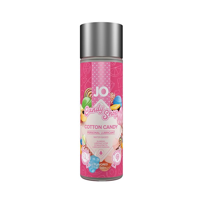 JO H2O Candy Shop Cotton Candy personal lubricant 2 fl oz water-based flavored lube